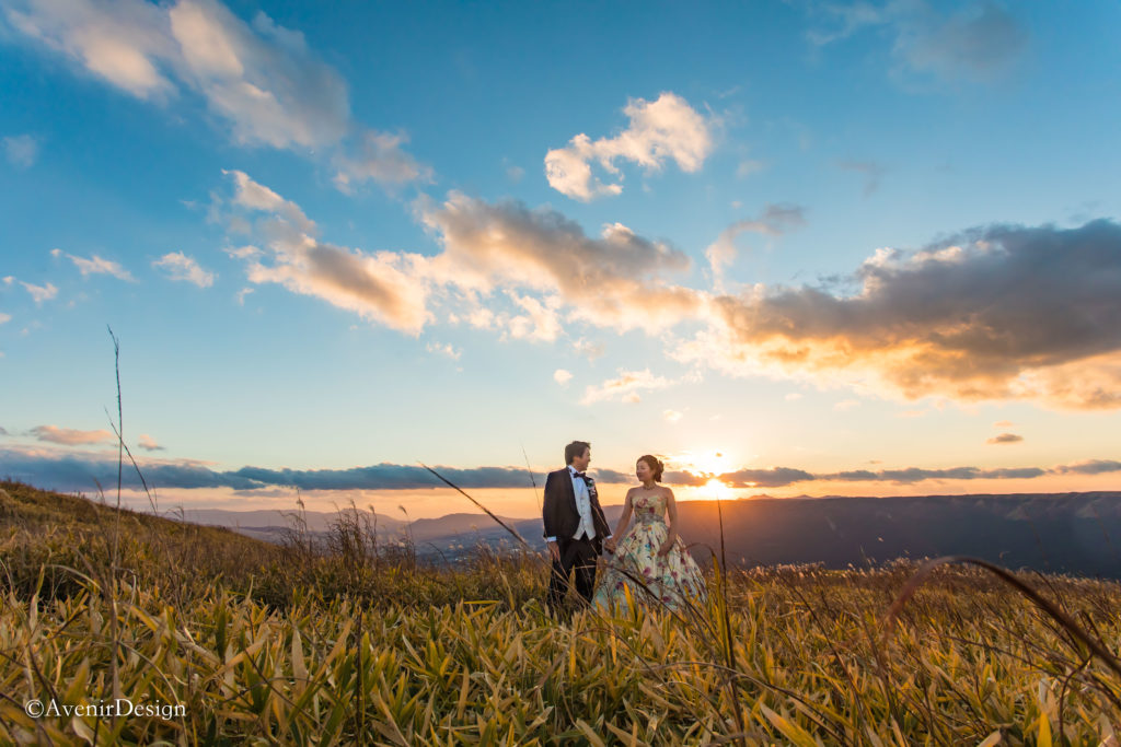 結婚式前撮りロケーションフォト｜熊本県阿蘇