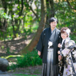 玉名の奥之院|色打掛の前撮り写真