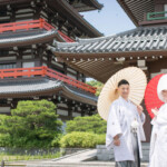 玉名の奥之院|白無垢の前撮り写真